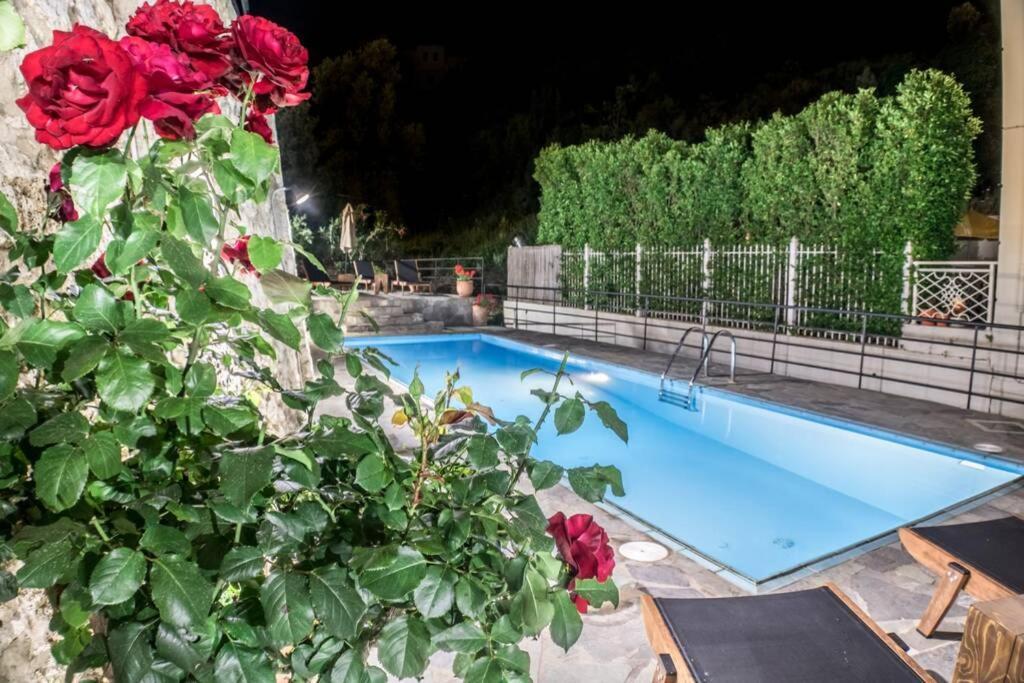 Villa Ventus, 40Sqm Private Pool & Hot Tub! Roussospítion 외부 사진