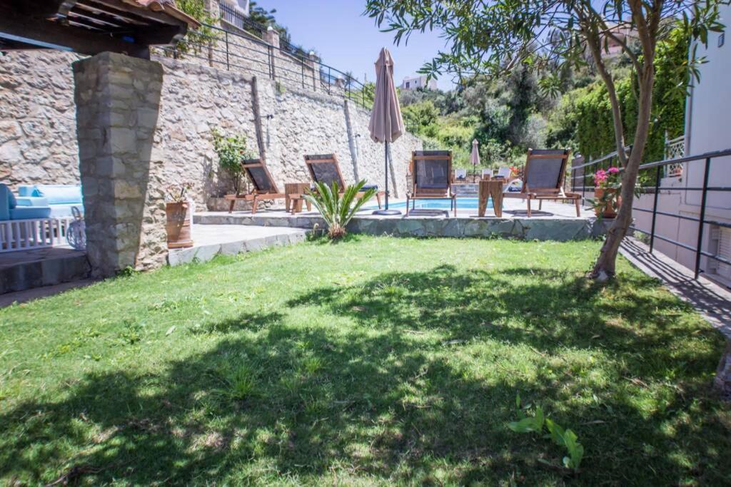 Villa Ventus, 40Sqm Private Pool & Hot Tub! Roussospítion 외부 사진